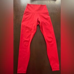 Vibrant red leggings from 90 degree by reflex